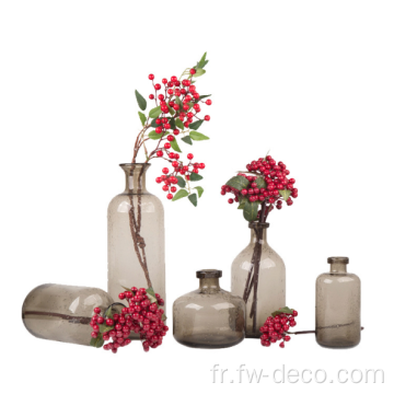 Vase de fleurs simples moderne pour la décoration intérieure